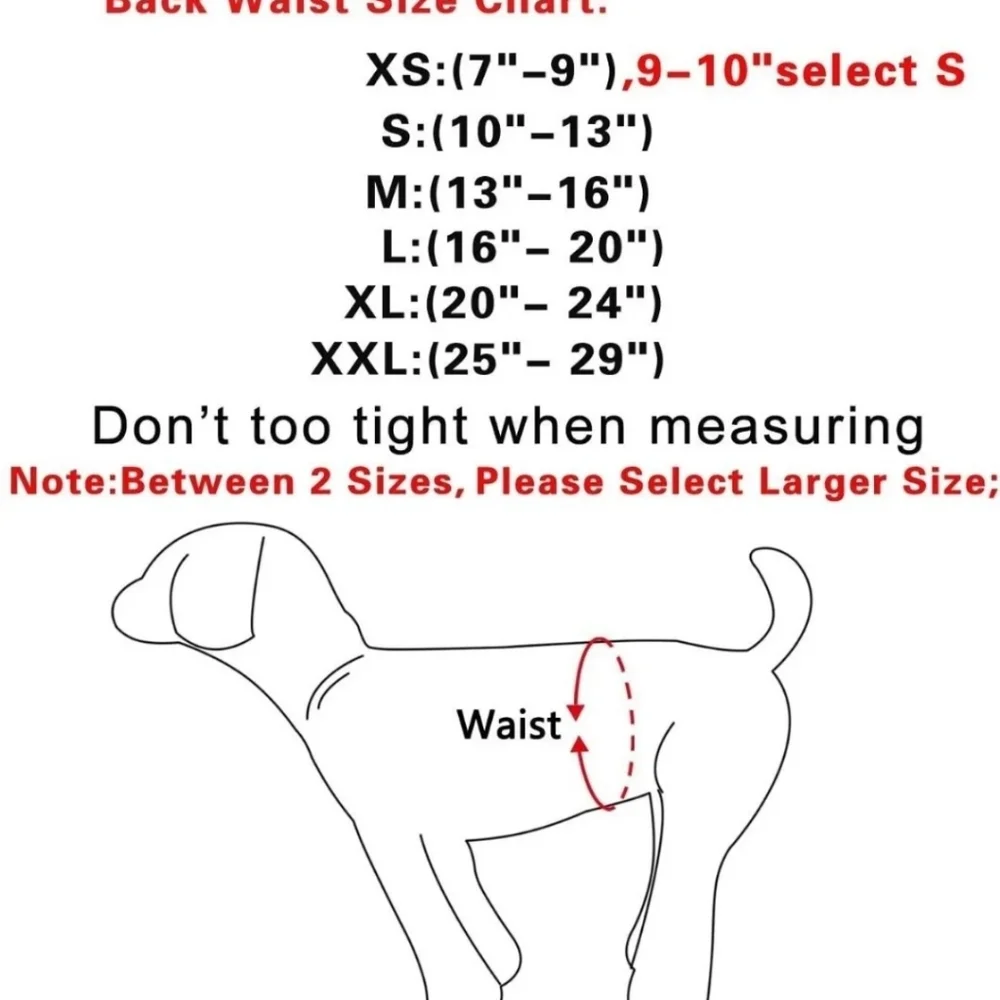 Mkono Male Dog Yellow Black Incontinent Belly Band XL 22